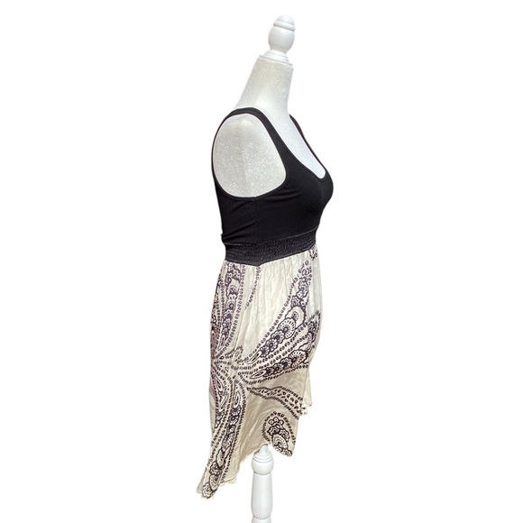 vintage Indah Tank Style Dress with and Silk patterned paisley print bottom - Picture 7 of 11